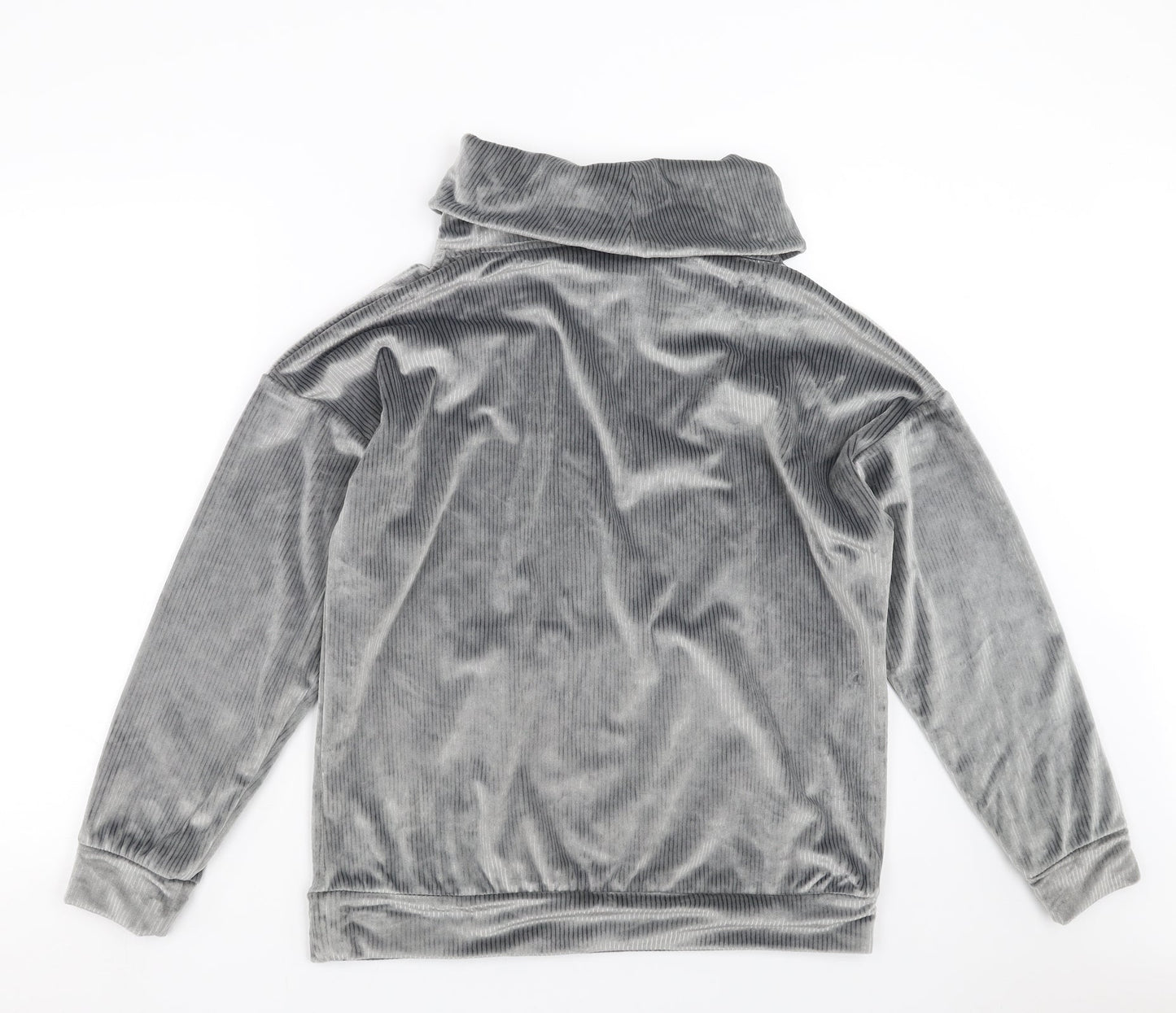 Nutmeg Womens Grey Striped  Pullover Jumper Size 12