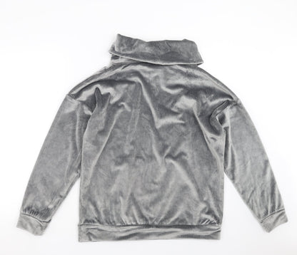 Nutmeg Womens Grey Striped  Pullover Jumper Size 12