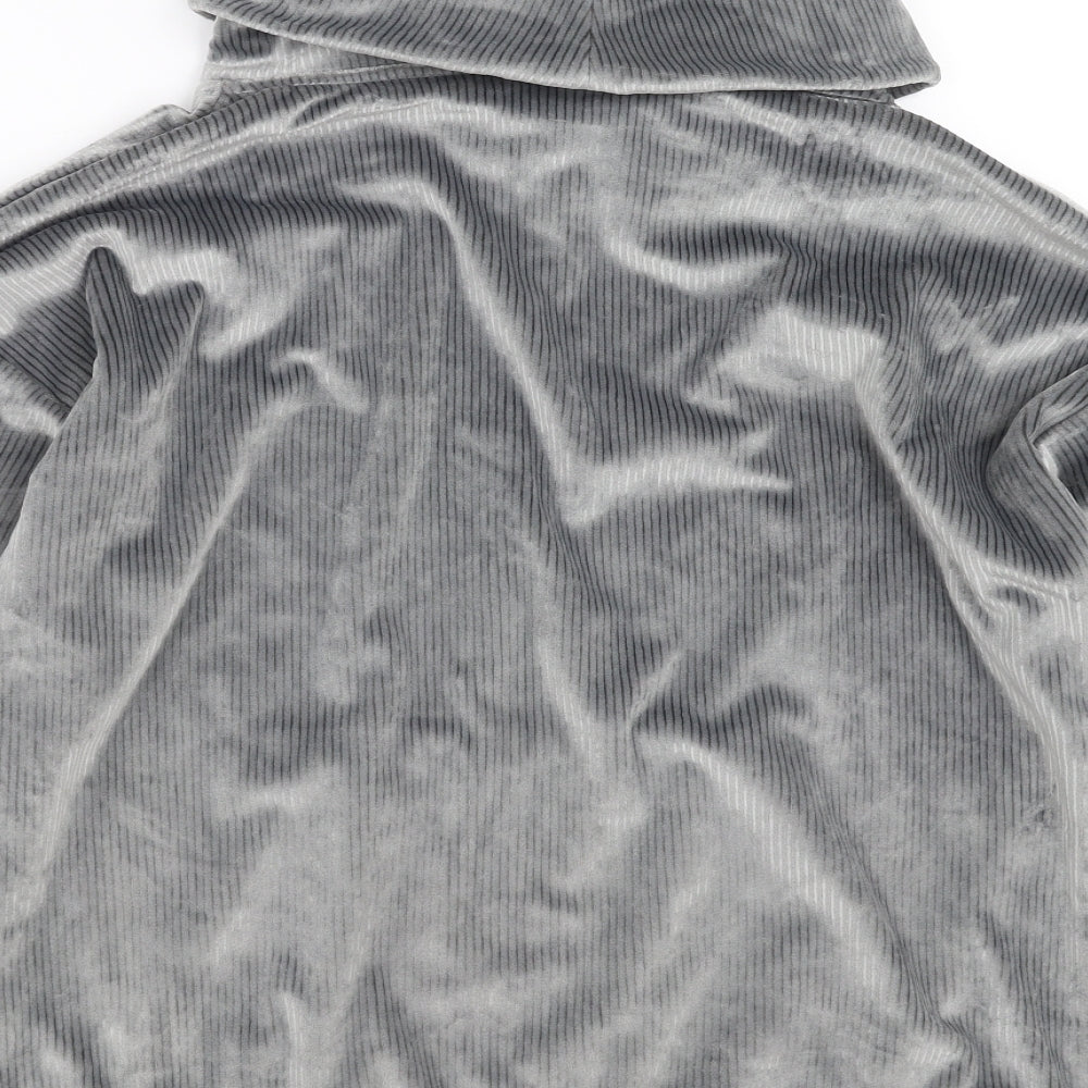 Nutmeg Womens Grey Striped  Pullover Jumper Size 12