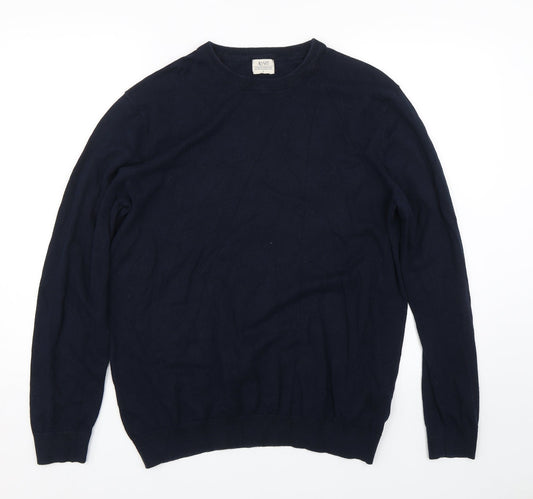 Additional front view of ACW men’s blue jumper, size L