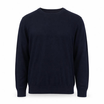 Front view of ACW men’s blue jumper, size L