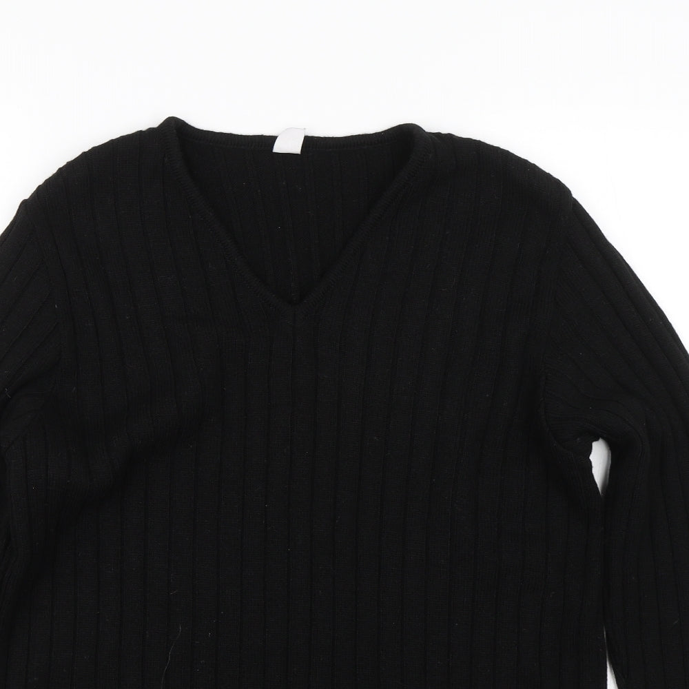 Womens UK Size 10 Preworn Black Pullover Jumper