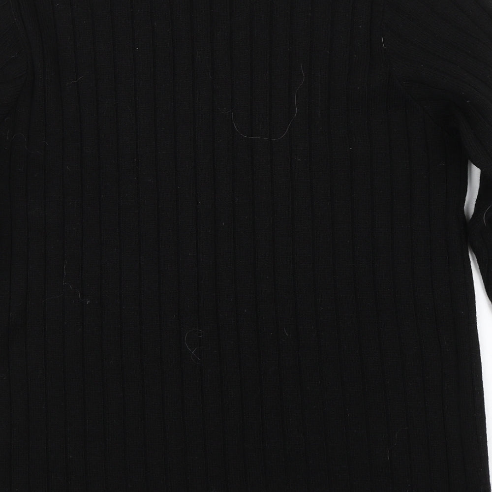 Womens UK Size 10 Preworn Black Pullover Jumper