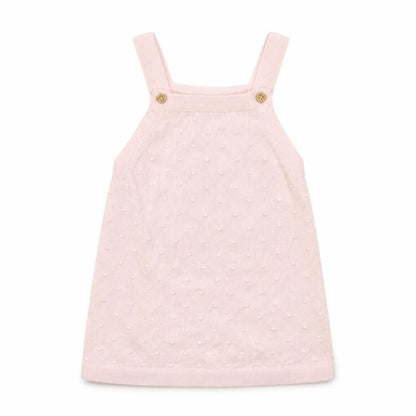 F&F Girls Pink Polka Dot  Tank Dress  Size 9-12 Months