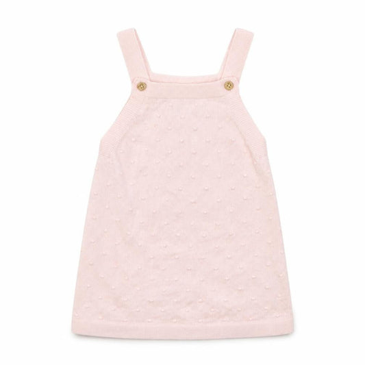 F&F Girls Pink Polka Dot  Tank Dress  Size 9-12 Months