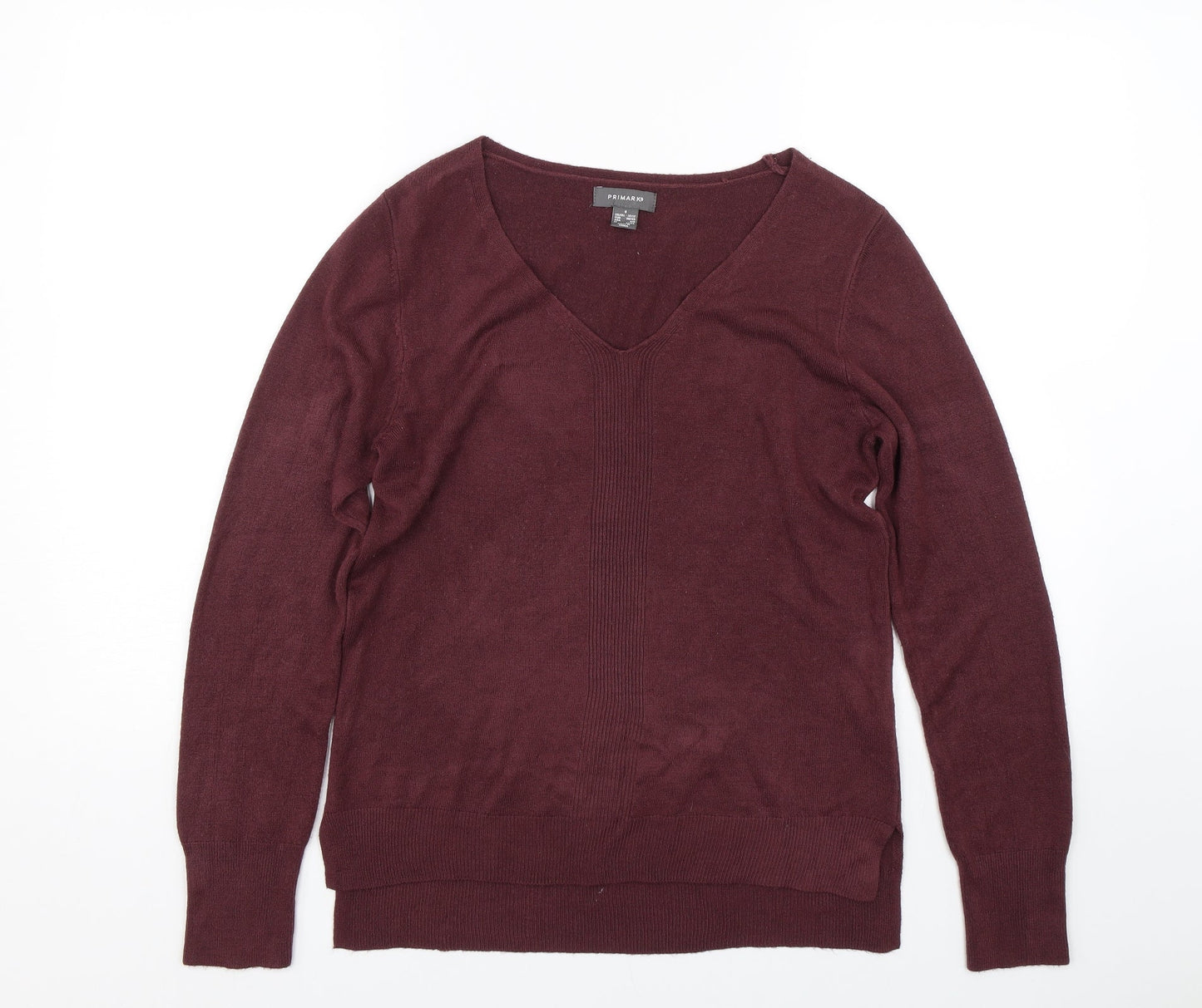 Primark Womens Purple Striped  Pullover Jumper Size S