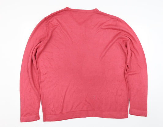 BHS Womens Pink   Pullover Jumper Size XL
