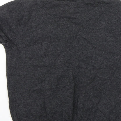Womens UK Size 12 H&M Grey Cardigan Jumper