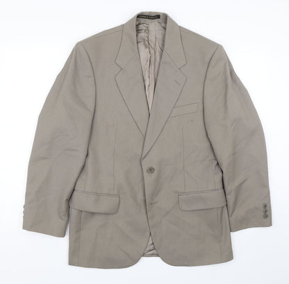 Mens UK Size 36 M&S Regular Brown Suit Jacket