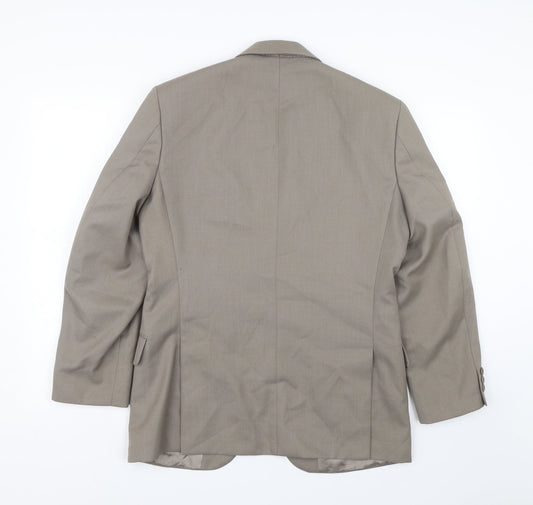 Mens UK Size 36 M&S Regular Brown Suit Jacket