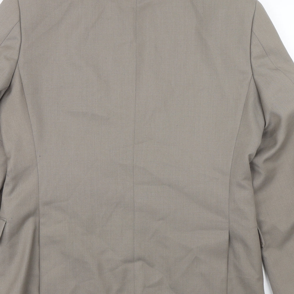 Mens UK Size 36 M&S Regular Brown Suit Jacket
