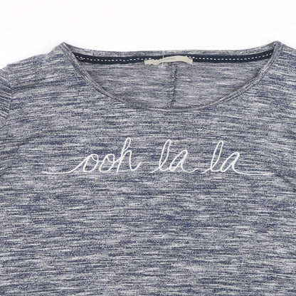 George Womens Blue Striped  Pullover Jumper Size 16