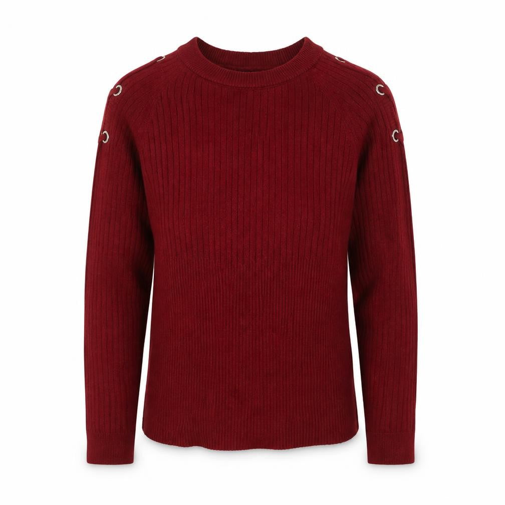 Matalan Girls Red Striped  Pullover Jumper Size 10 Years