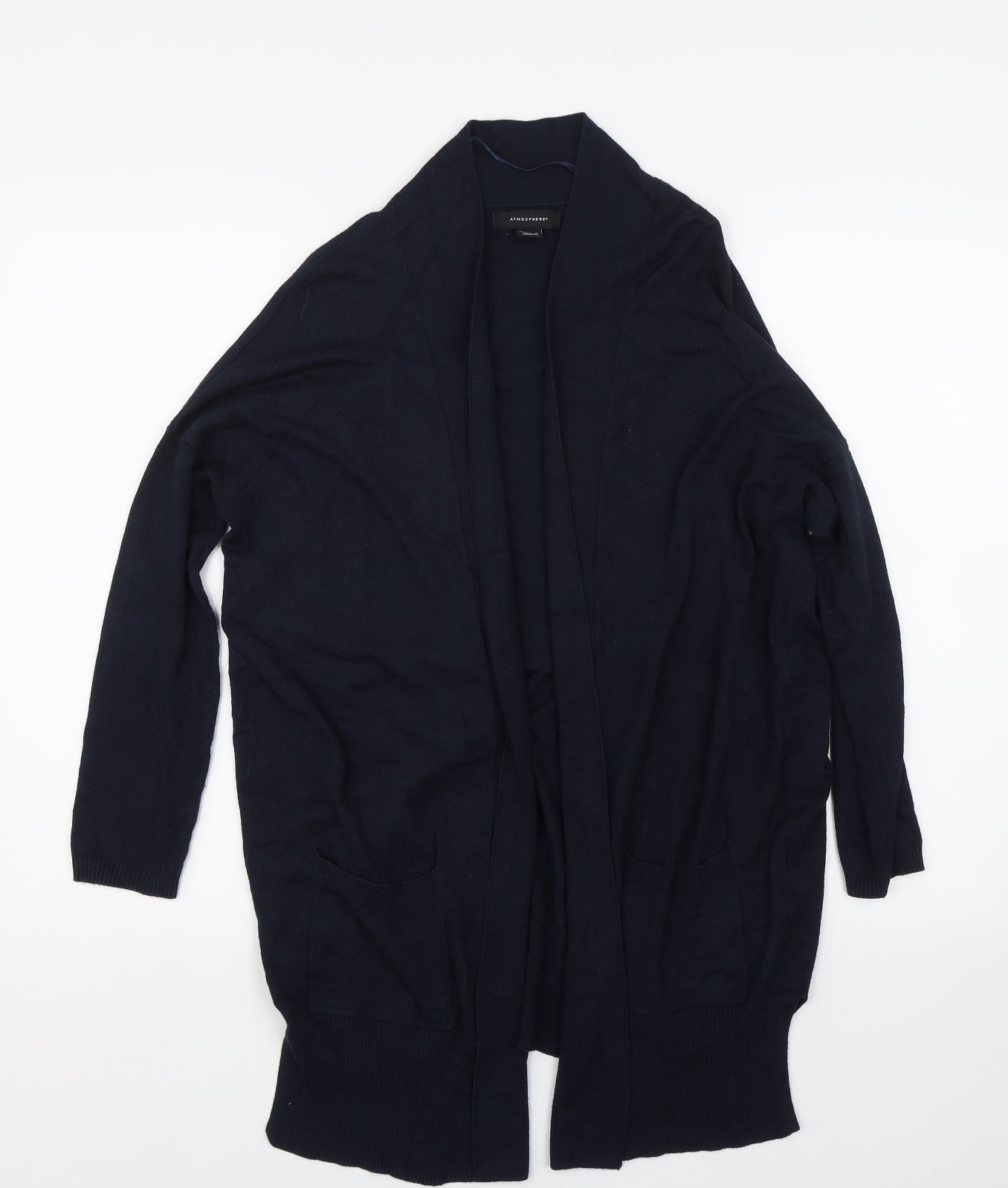 Womens UK Size 10 Atmosphere Blue Cardigan Jumper