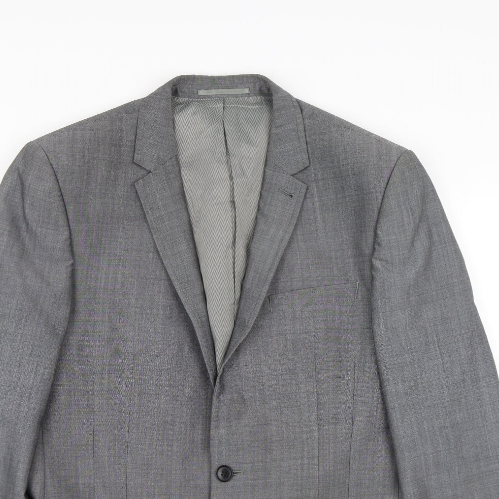 Mens UK Size 38 NEXT Regular Grey Suit Jacket