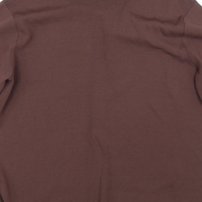 Casmaia Womens Brown   Cardigan Jumper Size L