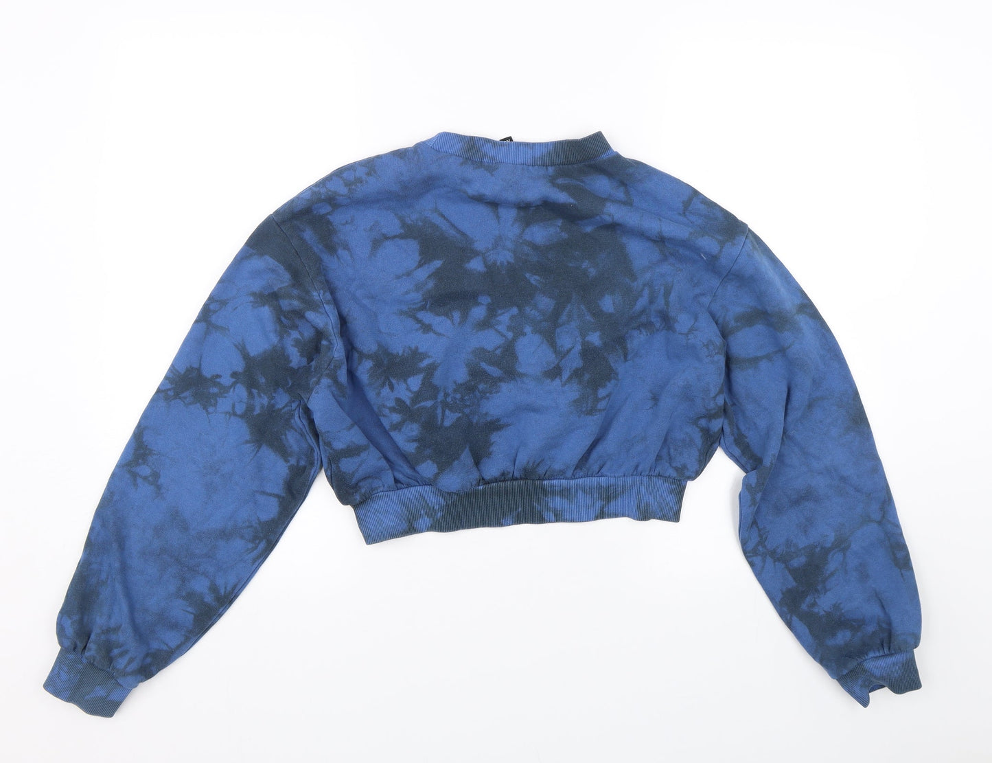 H&M Womens Blue   Pullover Sweatshirt Size XS  - Tie Dye