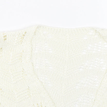 Womens UK Size 14 Per Una Beige Cape Jumper