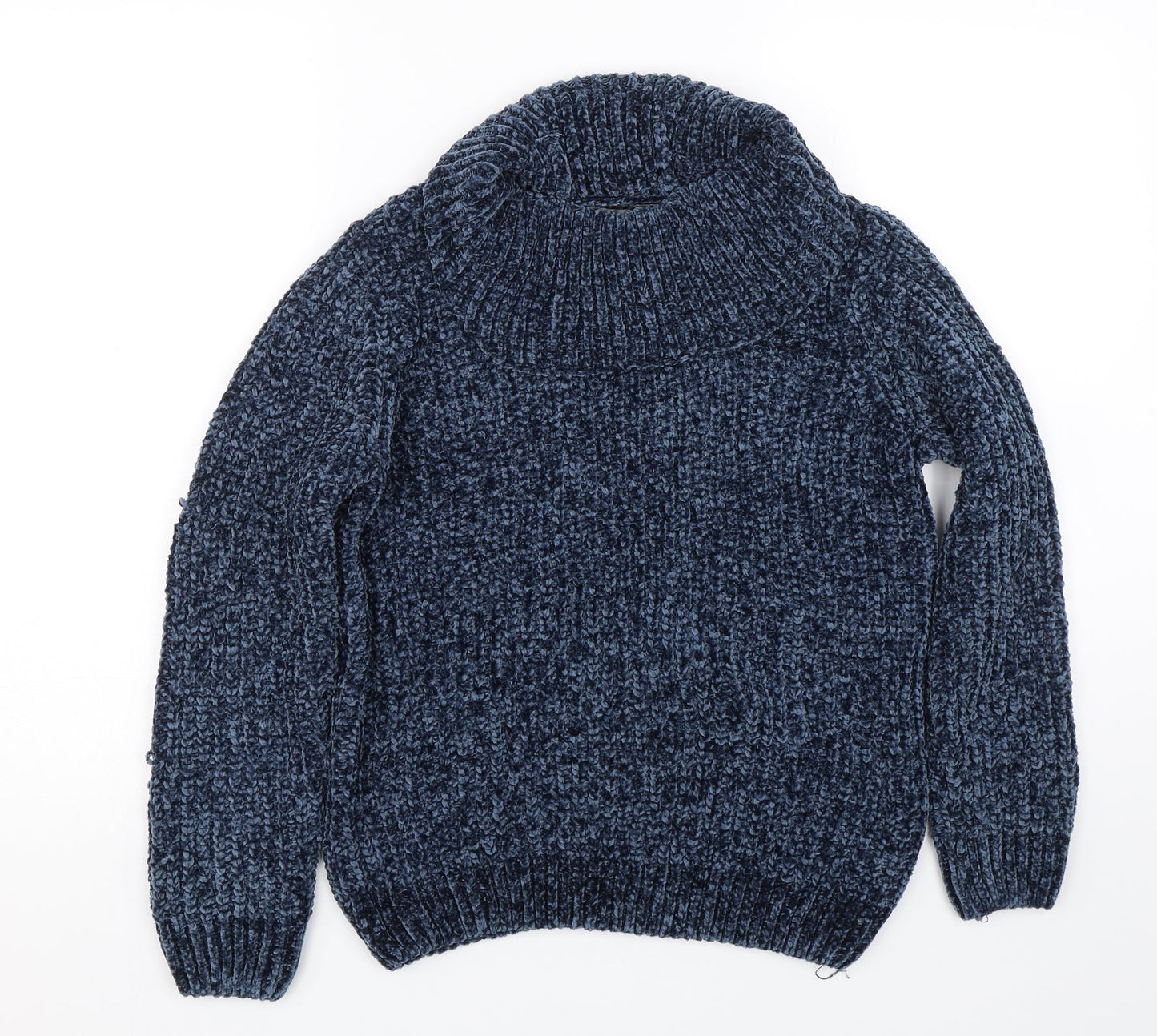 Nutmeg Womens Blue   Pullover Jumper Size 8