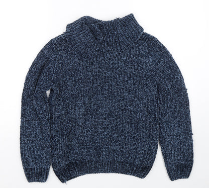 Nutmeg Womens Blue   Pullover Jumper Size 8