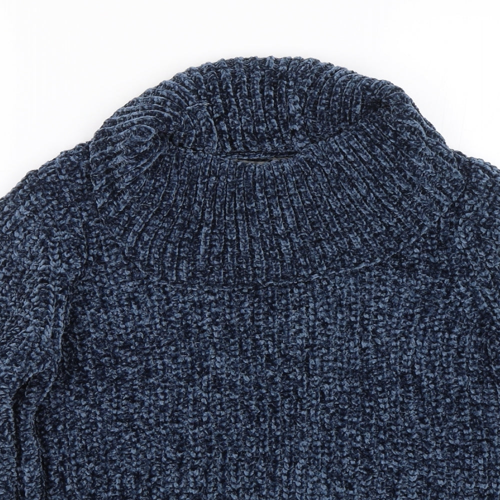 Nutmeg Womens Blue   Pullover Jumper Size 8