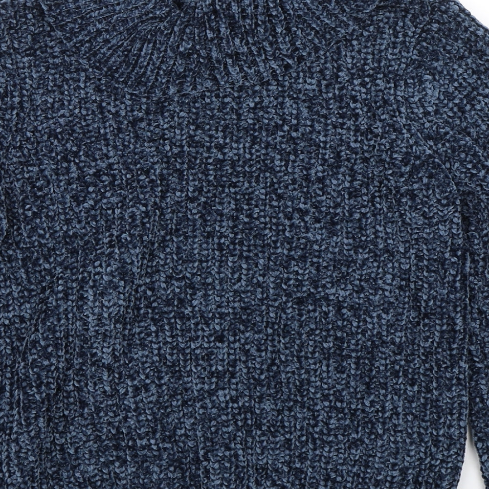 Nutmeg Womens Blue   Pullover Jumper Size 8