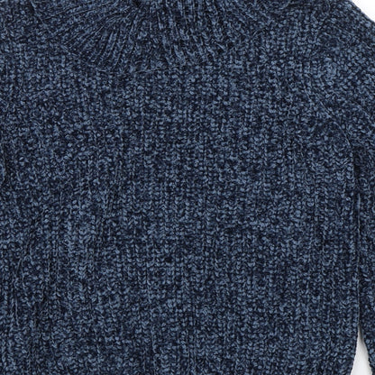 Nutmeg Womens Blue   Pullover Jumper Size 8