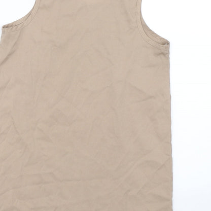 Womens UK Size 6 Atmosphere Brown Basic Tank