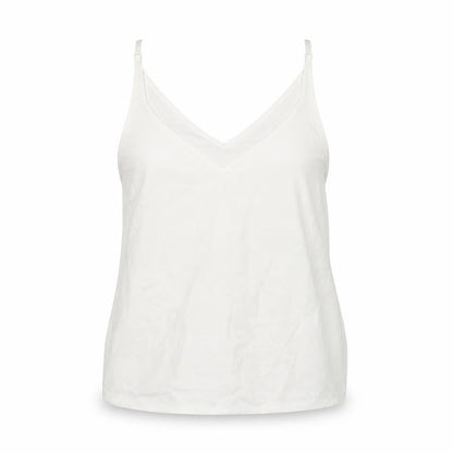 Womens UK Size 10 Primark White Cropped Tank