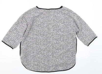 Primark Womens Grey   Pullover Jumper Size 16