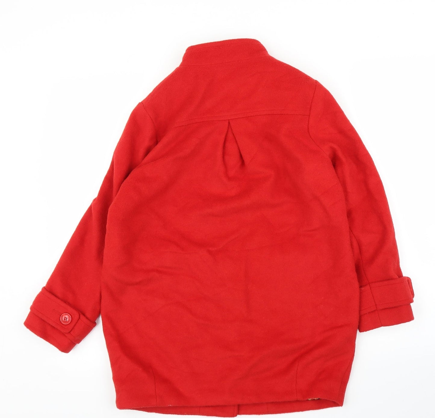 Womens UK Size M NEXT Red Overcoat