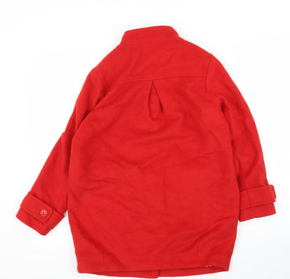 Womens UK Size M NEXT Red Overcoat