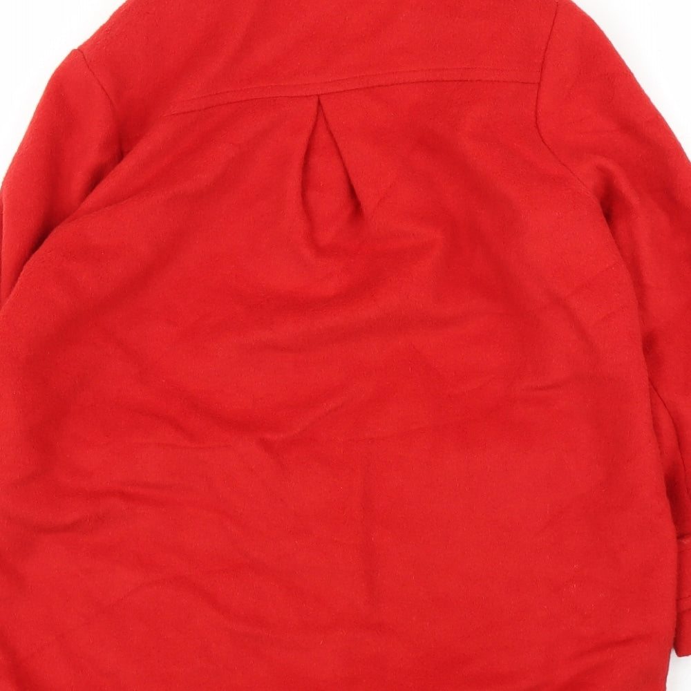 Womens UK Size M NEXT Red Overcoat