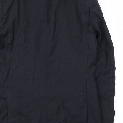 Hammond Mens Blue   Jacket Suit Jacket Size 40