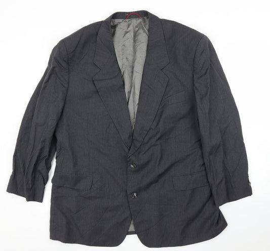 Claude Phillip Mens Grey   Jacket Suit Jacket Size 46