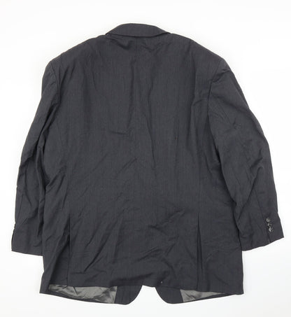 Claude Phillip Mens Grey   Jacket Suit Jacket Size 46
