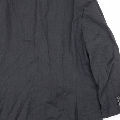 Claude Phillip Mens Grey   Jacket Suit Jacket Size 46