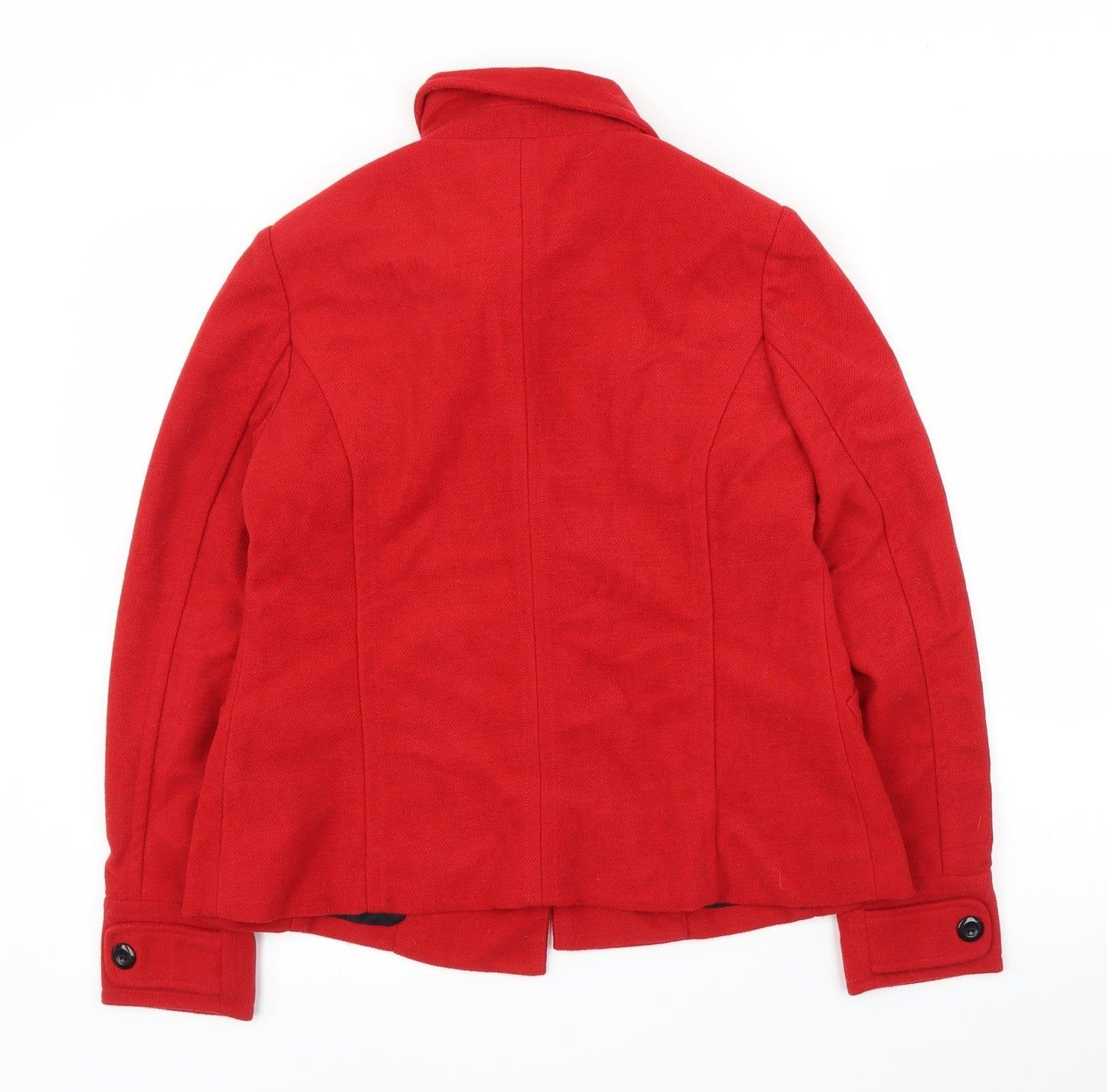 Lakeland Womens Red   Overcoat Coat Size 10