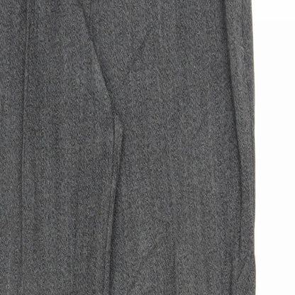 Womens UK Size S Preworn Regular Fit  Grey Trousers