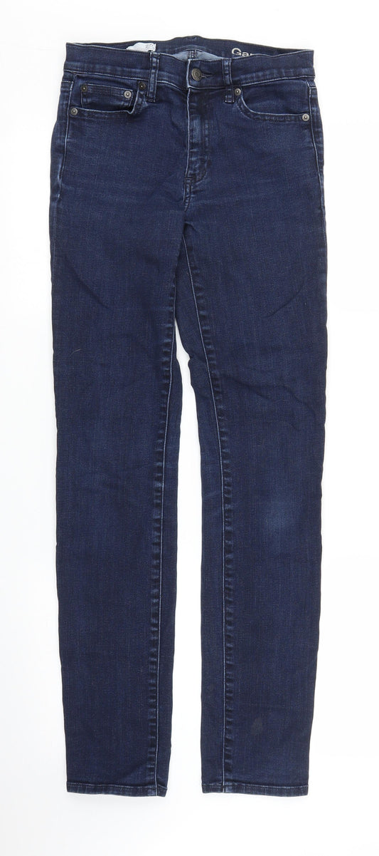 Gap Mens Blue  Denim Skinny Jeans Size 24 in L30 in