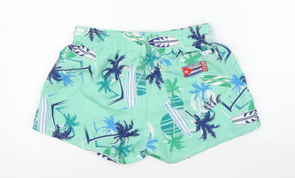 Oiler & Boiler Womens Green   Cut-Off Shorts Size S