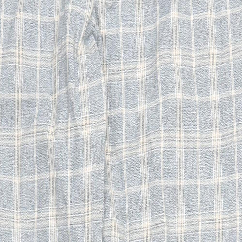 Mens UK Size 28 in Topman Regular Fit Capri Blue Trousers