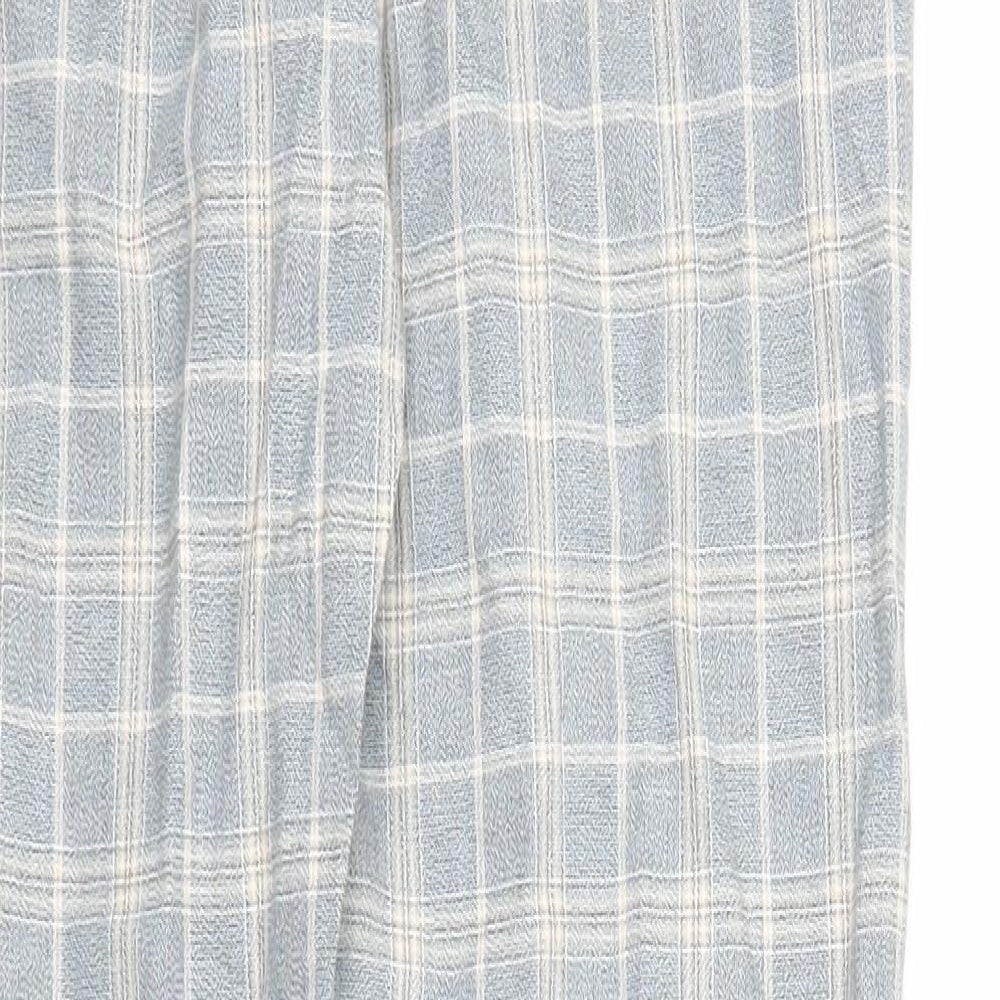 Mens UK Size 28 in Topman Regular Fit Capri Blue Trousers