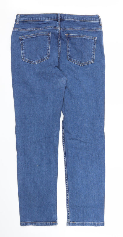 Mens UK Size 30 in Preworn Regular Fit Straight Blue Jeans