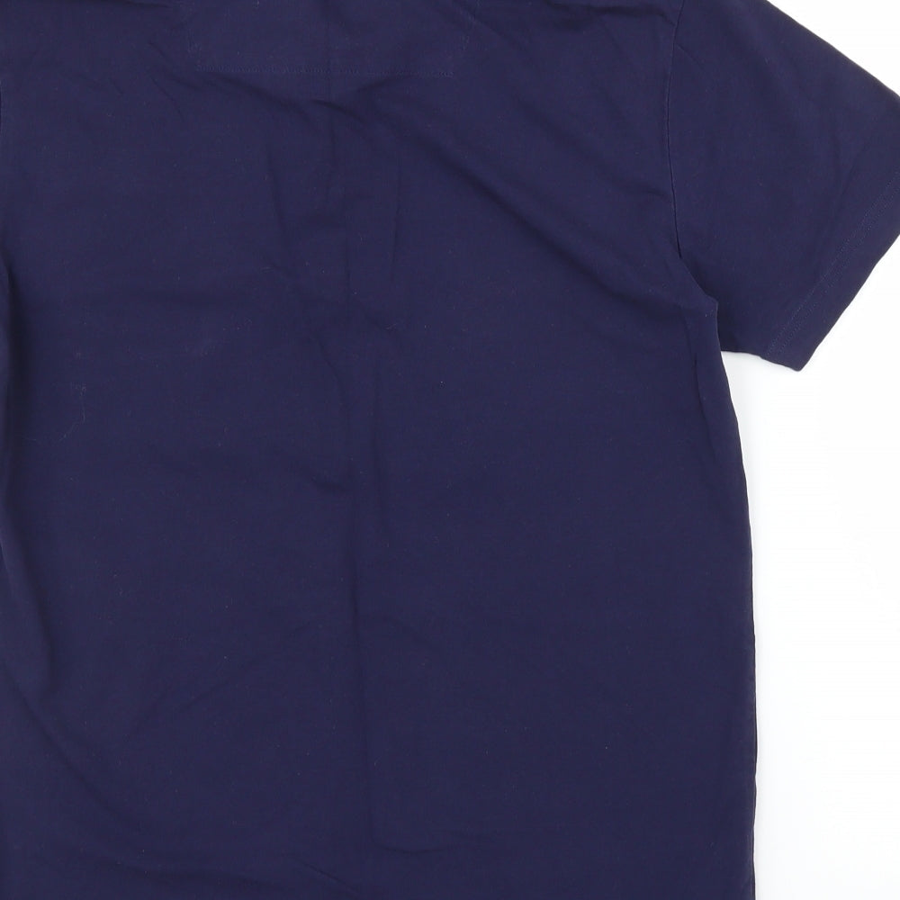 Strength & Honour Mens Blue    Polo Size M