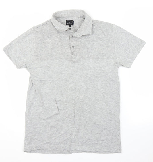 Easy Mens Grey    Polo Size M