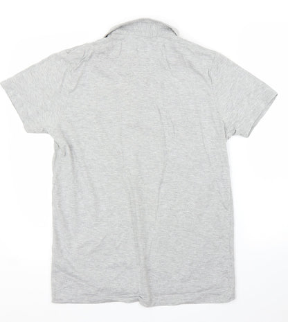 Easy Mens Grey    Polo Size M