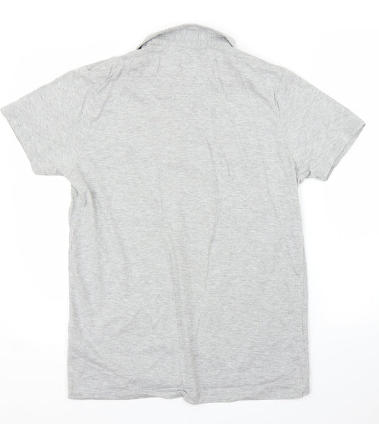 Easy Mens Grey    Polo Size M