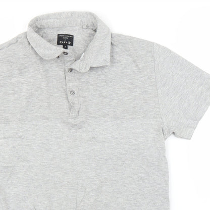 Easy Mens Grey    Polo Size M