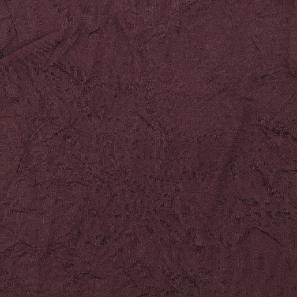 Womens UK Size L Saint Tropez Brown Basic Blouse